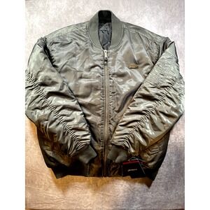 NWT Vintage Southpole Jacket Adult XL Reversible Bomber Puffer Coat Y2K Grunge